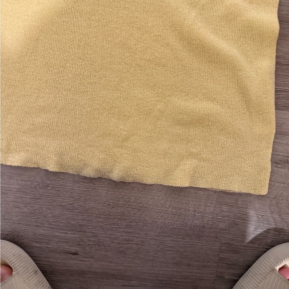 Meshki Elora strapless knit maxi dress lemon - Picture 6 of 7